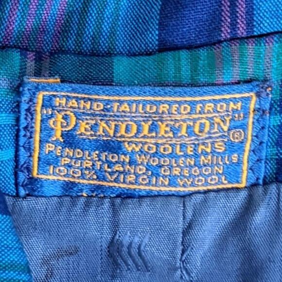 Pendleton Blue Plaid Men's Jacket - Picture 2 of 14